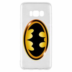 Чохол для Samsung S8 Batman logo Gold - PrintSalon