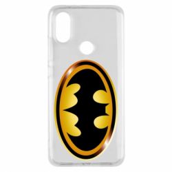 Чохол для Xiaomi Mi A2 Batman logo Gold - PrintSalon
