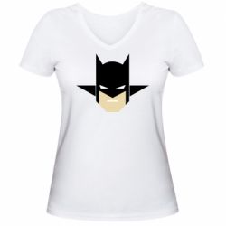 Жіноча футболка з V-подібним вирізом Batman "Minimalism" - PrintSalon