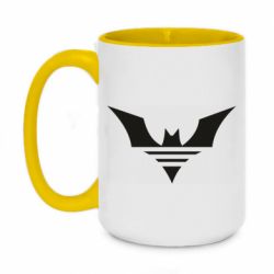 Чашка двокольорова велика Batman three line