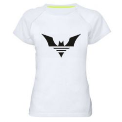 Жіноча футболка для спорту Batman three line - PrintSalon