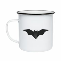 Кружка емальована Batman unusual logo - PrintSalon