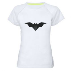 Жіноча футболка для спорту Batman unusual logo - PrintSalon