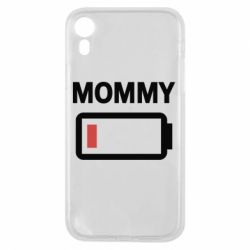 Чехол для iPhone XR Battery Mom - PrintSalon