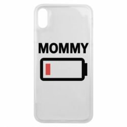 Чехол для iPhone Xs Max Battery Mom - PrintSalon