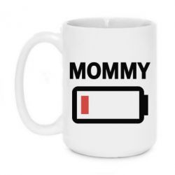 Чашка 420ml Battery Mom - PrintSalon