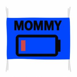 Флаг Battery Mom - PrintSalon