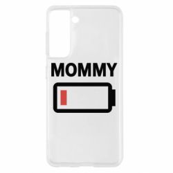 Чехол для Samsung S21 Battery Mom - PrintSalon