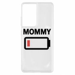 Чехол для Samsung S21 Ultra Battery Mom - PrintSalon