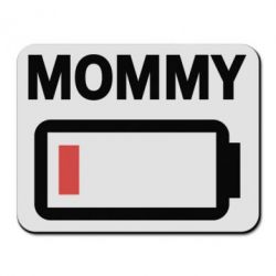 Коврик для мыши Battery Mom - PrintSalon