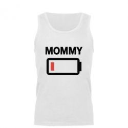 Мужская майка Battery Mom - PrintSalon