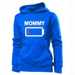 Женское худи Battery Mom - PrintSalon