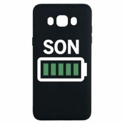 Чехол для Samsung J7 2016 Battery son
