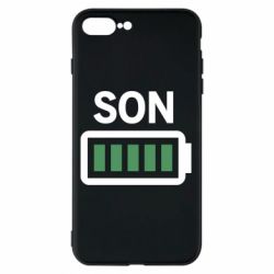 Чехол для iPhone 8 Plus Battery son - PrintSalon