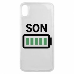 Чехол для iPhone Xs Max Battery son - PrintSalon