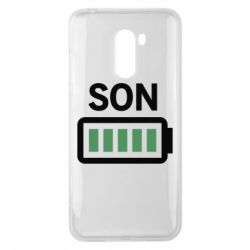 Чехол для Xiaomi Pocophone F1 Battery son - PrintSalon