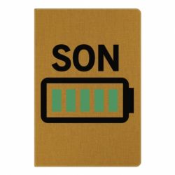 Блокнот с принто Battery son - PrintSalon