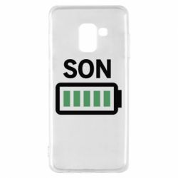 Чехол для Samsung A8 2018 Battery son