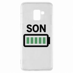 Чехол для Samsung A8+ 2018 Battery son - PrintSalon