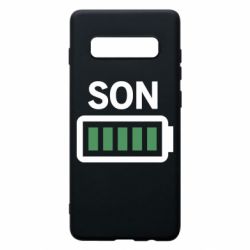 Чехол для Samsung S10+ Battery son - PrintSalon