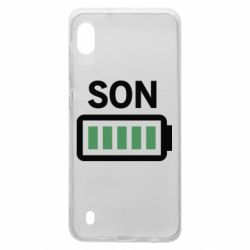 Чехол для Samsung A10 Battery son-PrintSalon Чехол для Samsung A10 Battery son