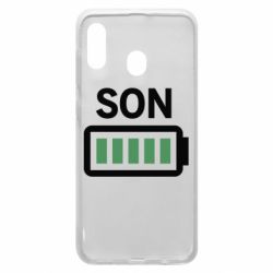 Чехол для Samsung A30 Battery son - PrintSalon