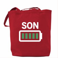 Эко-сумка Battery son - PrintSalon