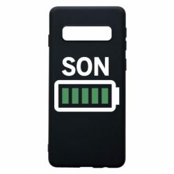 Чехол для Samsung S10 Battery son - PrintSalon