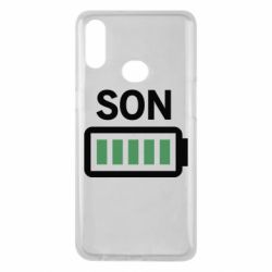 Чехол для Samsung A10s Battery son - PrintSalon