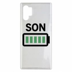 Чехол для Samsung Note 10 Plus Battery son - PrintSalon