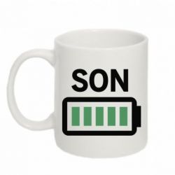 Чашка 320ml Battery son