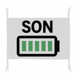 Флаг Battery son - PrintSalon
