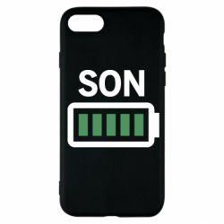 Чехол для iPhone SE 2020 Battery son - PrintSalon