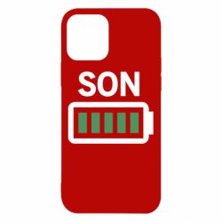 Чехол для iPhone 12 Battery son - PrintSalon