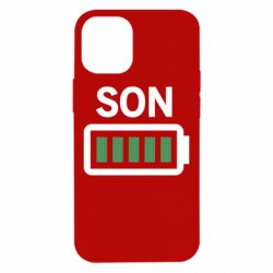 Чехол для iPhone 12 mini Battery son - PrintSalon