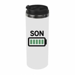 Термокружка Battery son - PrintSalon