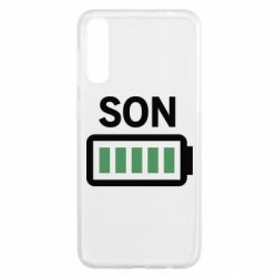 Чехол для Samsung A50 Battery son - PrintSalon