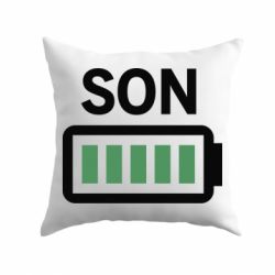 Подушка Battery son-PrintSalon Подушка Battery son