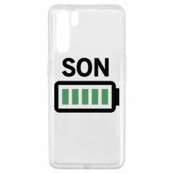 Чехол для Oppo A91/Reno3 Battery son - PrintSalon