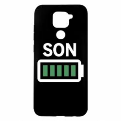 Чехол для Xiaomi Redmi Note 9/Redmi 10X Battery son - PrintSalon