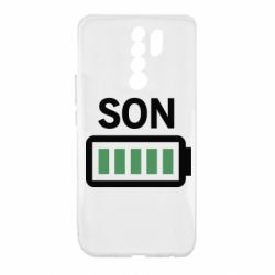Чехол для Xiaomi Redmi 9 Battery son - PrintSalon