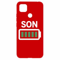 Чехол для Xiaomi Redmi 9c Battery son - PrintSalon