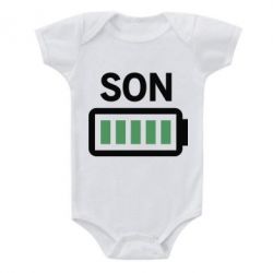 Детский бодик Battery son - PrintSalon