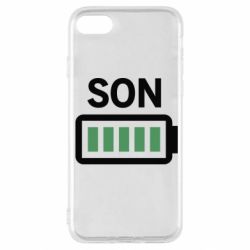 Чехол для iPhone SE 2022 Battery son - PrintSalon