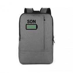Рюкзак для ноутбука Battery son - PrintSalon
