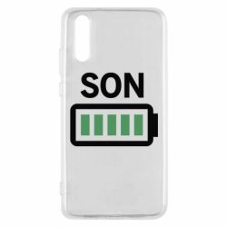 Чехол для Huawei P20 Battery son - PrintSalon
