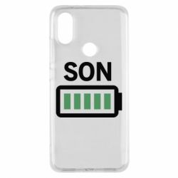 Чехол для Xiaomi Mi A2 Battery son - PrintSalon