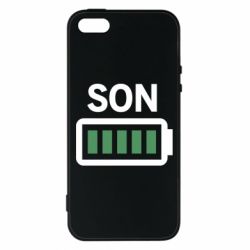 Чехол для iPhone5/5S/SE Battery son - PrintSalon