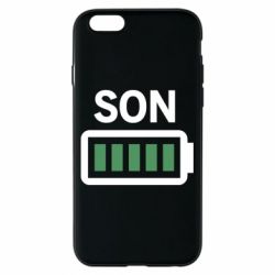Чехол для iPhone 6/6S Battery son - PrintSalon