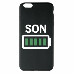 Чехол для iPhone 6 Plus/6S Plus Battery son - PrintSalon